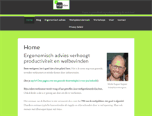 Tablet Screenshot of ergoidee.nl